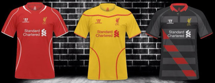 Liverpool 14 15 Kits