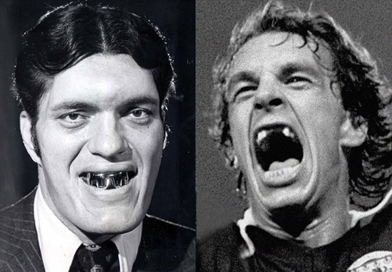 Actor Richard Kiel, who plays Jaws in the James Bond film "The S