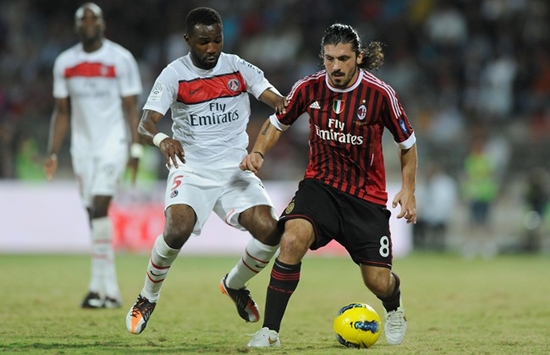 Paris Saint-Germain FC v AC Milan - Dubai Challenge Cup