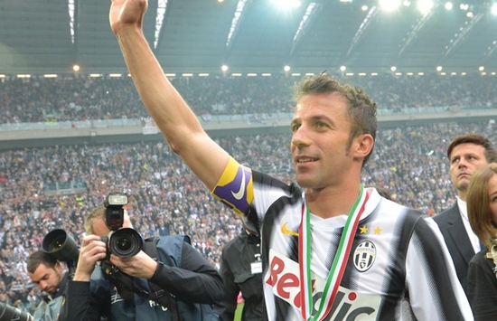 Juventus' forward Alessandro Del Piero c