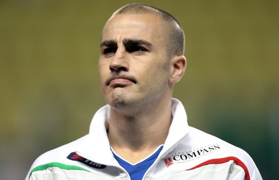 Italy's Fabio Cannavaro poses before the