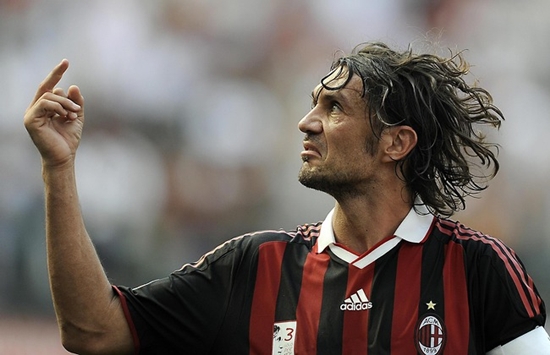 AC Milan's defender and captain Paolo Ma