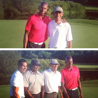 Ray Allen and Barrack Obama