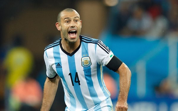 Javier Mascherano of Argentina