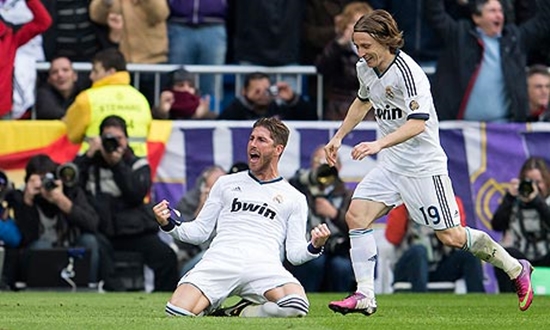 Sergio Ramos Luka Modric Real Madrid