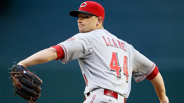 during the MLB game at Chase Field on May 30, 2014 in Phoenix, Arizona.