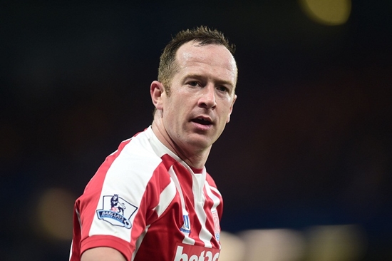 Stoke City's Charlie Adam during the Barclays Premier League match at Stamford Bridge, London. PRESS ASSOCIATION Photo. Picture date: Saturday April 4, 2015. See PA story SOCCER Chelsea. Photo credit should read: Adam Davy/PA Wire. RESTRICTIONS: Editorial use only. Maximum 45 images during a match. No video emulation or promotion as 'live'. No use in games, competitions, merchandise, betting or single club/player services. No use with unofficial audio, video, data, fixtures or club/league logos.