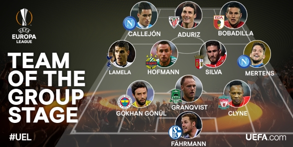 Europa League team of the group stage