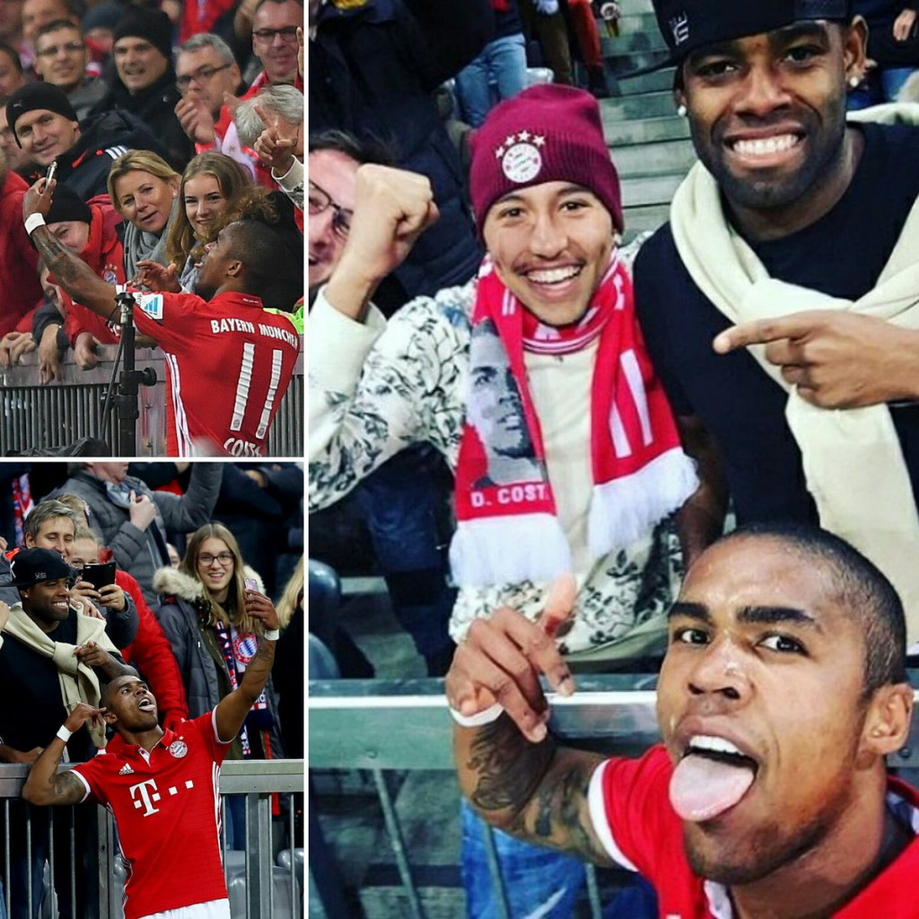 Douglas Costa selfie