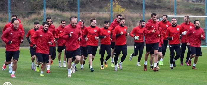 საქართველოს ნაკრების ვარჯიში კვიპროსთან მატჩამდე